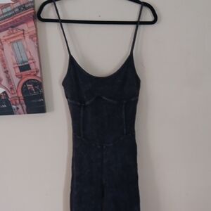 Stylish Black Spaghetti Strap Jumpsuit